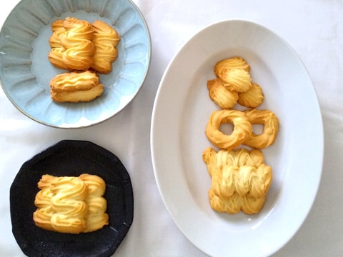 サクふわ♪とろける食感♪絞りクッキー♪